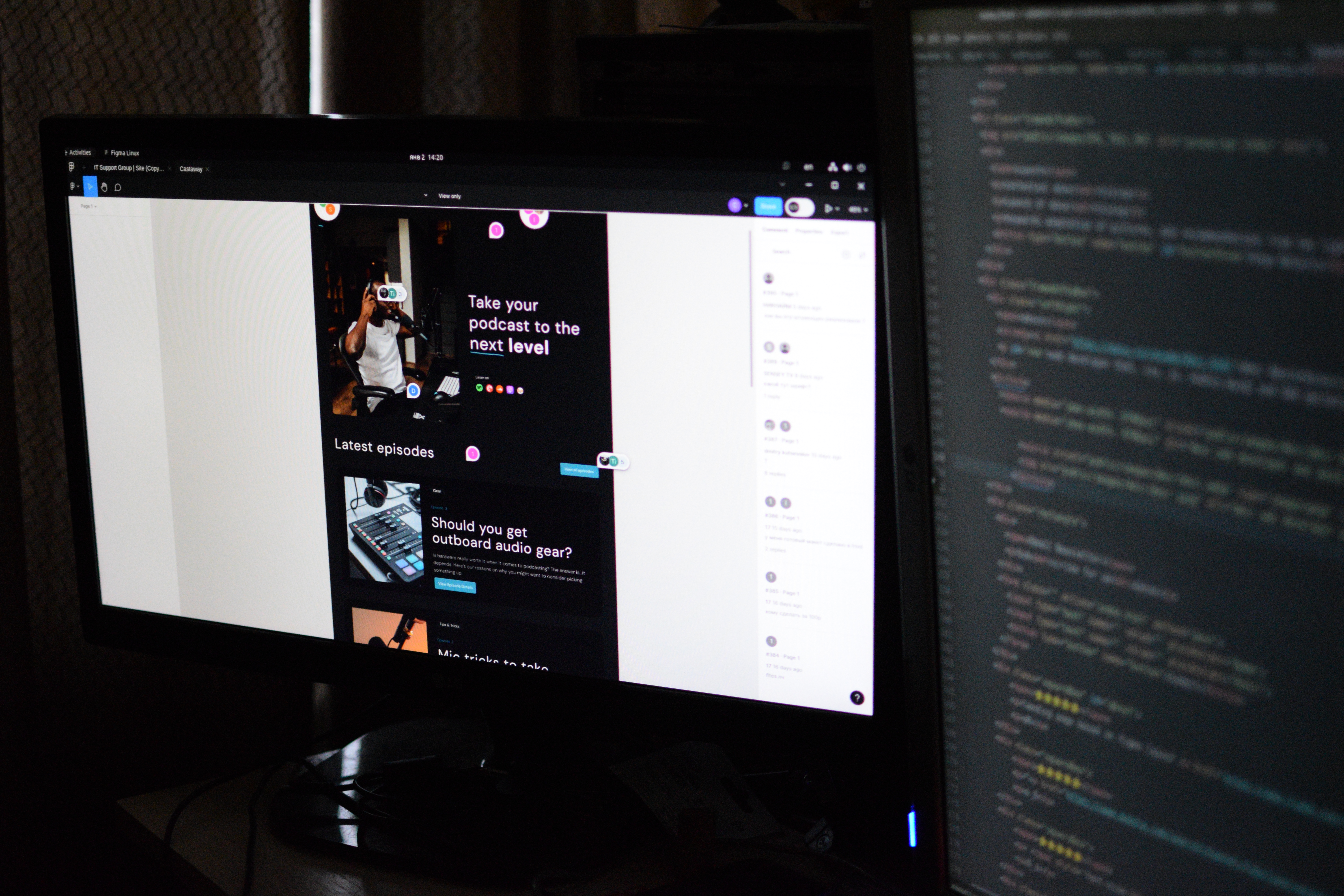 order a landing page based on a figma layout